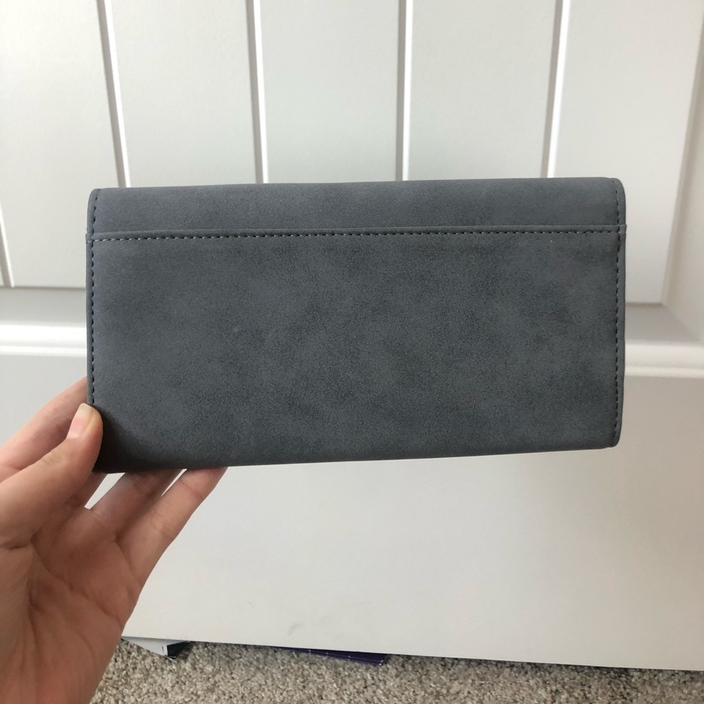 Gray Velvet Wallet